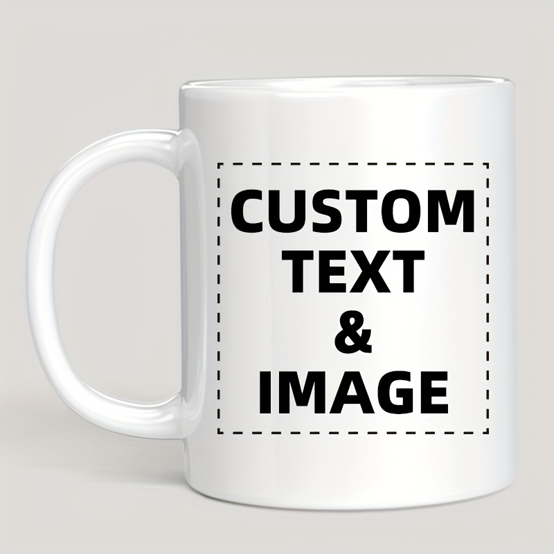 Coffee Tea Name - Mok met eigen foto & tekst/logo