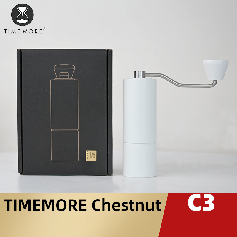 Burr Hand Grinder - TIMEMORE Kastanje C3 Handmatige Koffiemolen Draagbaar