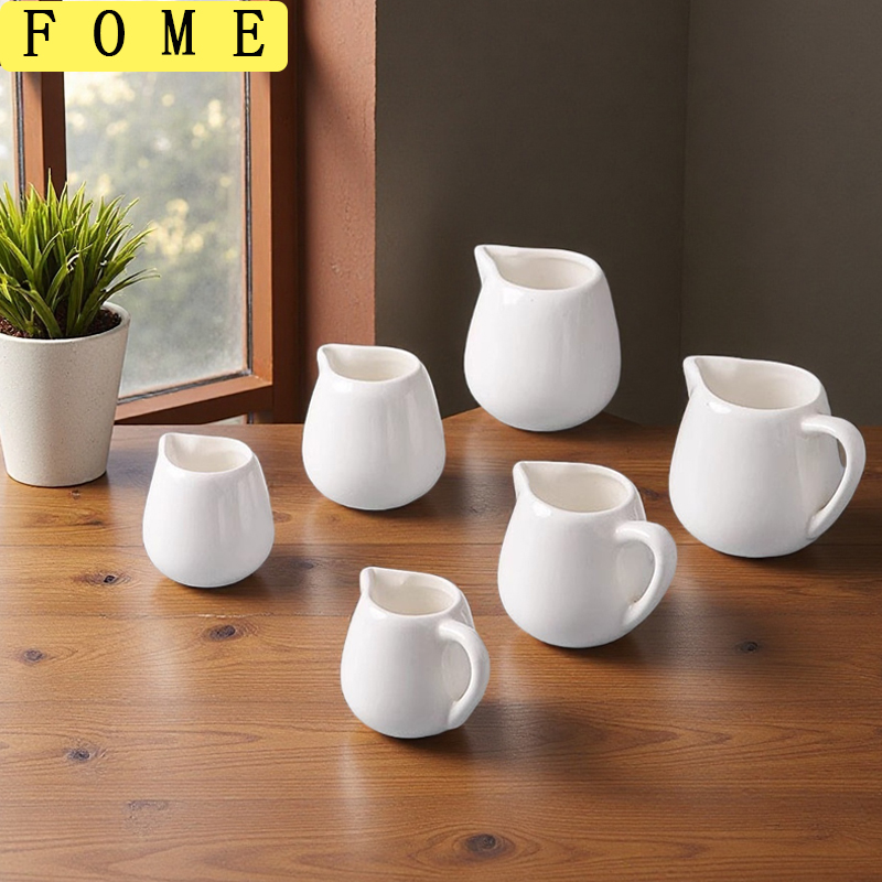 Barista Milk Jug - FOME Mini Keramische Melkkan Met Handvat
