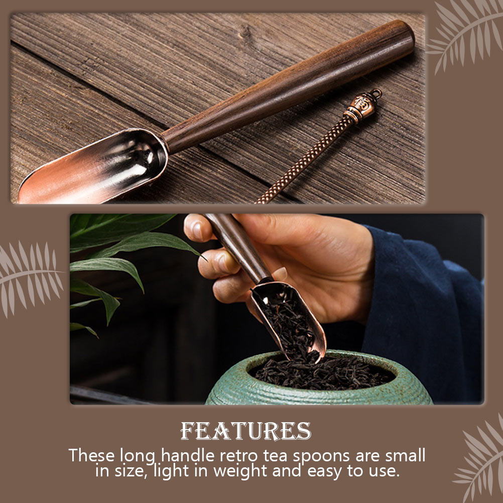 Vintage houten theelepels met  - Coffee Tea And Sugar Set recensie en prijs