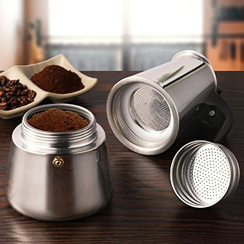 6 Cup Mokkapot Roestvrijstalen - Moka Pot Stove recensie en prijs
