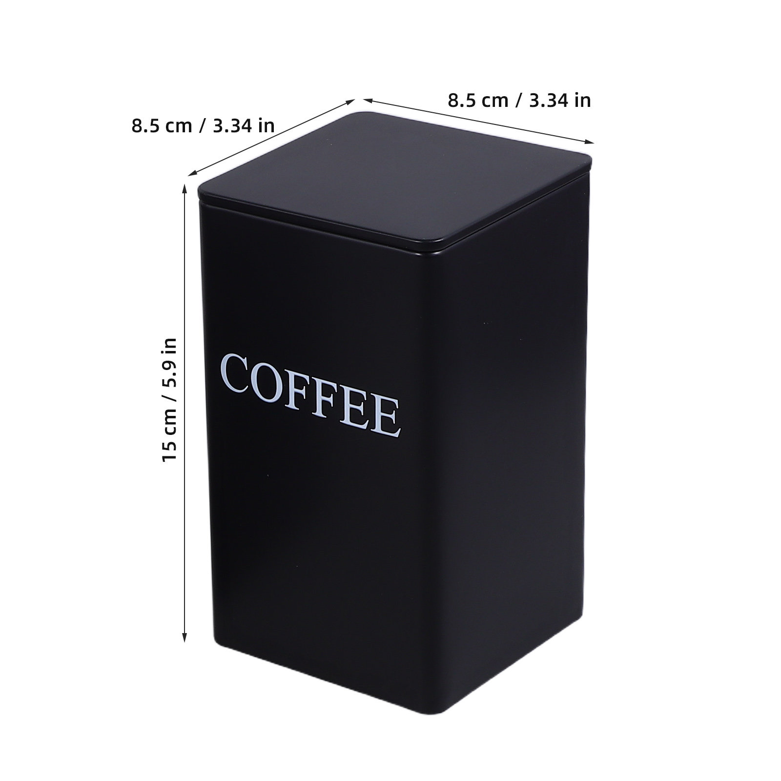3-delige set metalen opbergbus - Coffee Tea Sugar recensie en prijs