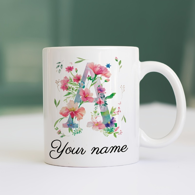 Mok met een gepersonaliseerde  - Coffee Tea Name recensie en prijs