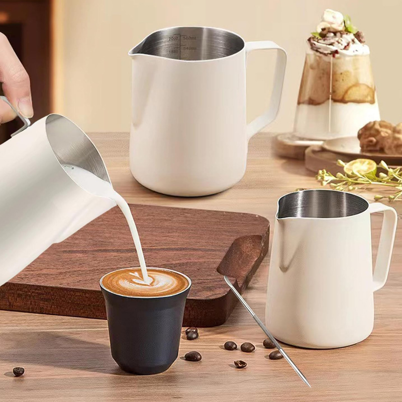 Melkkan van roestvrij staal me - Barista Milk Jug recensie en prijs