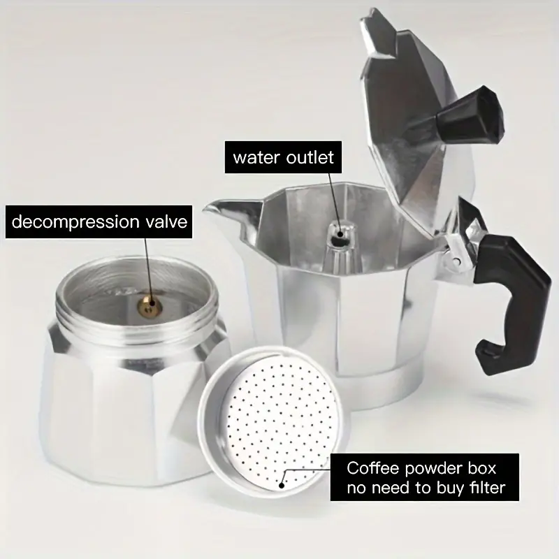Klassieke aluminium moka pot 5 - Moka Pot Stove recensie en prijs