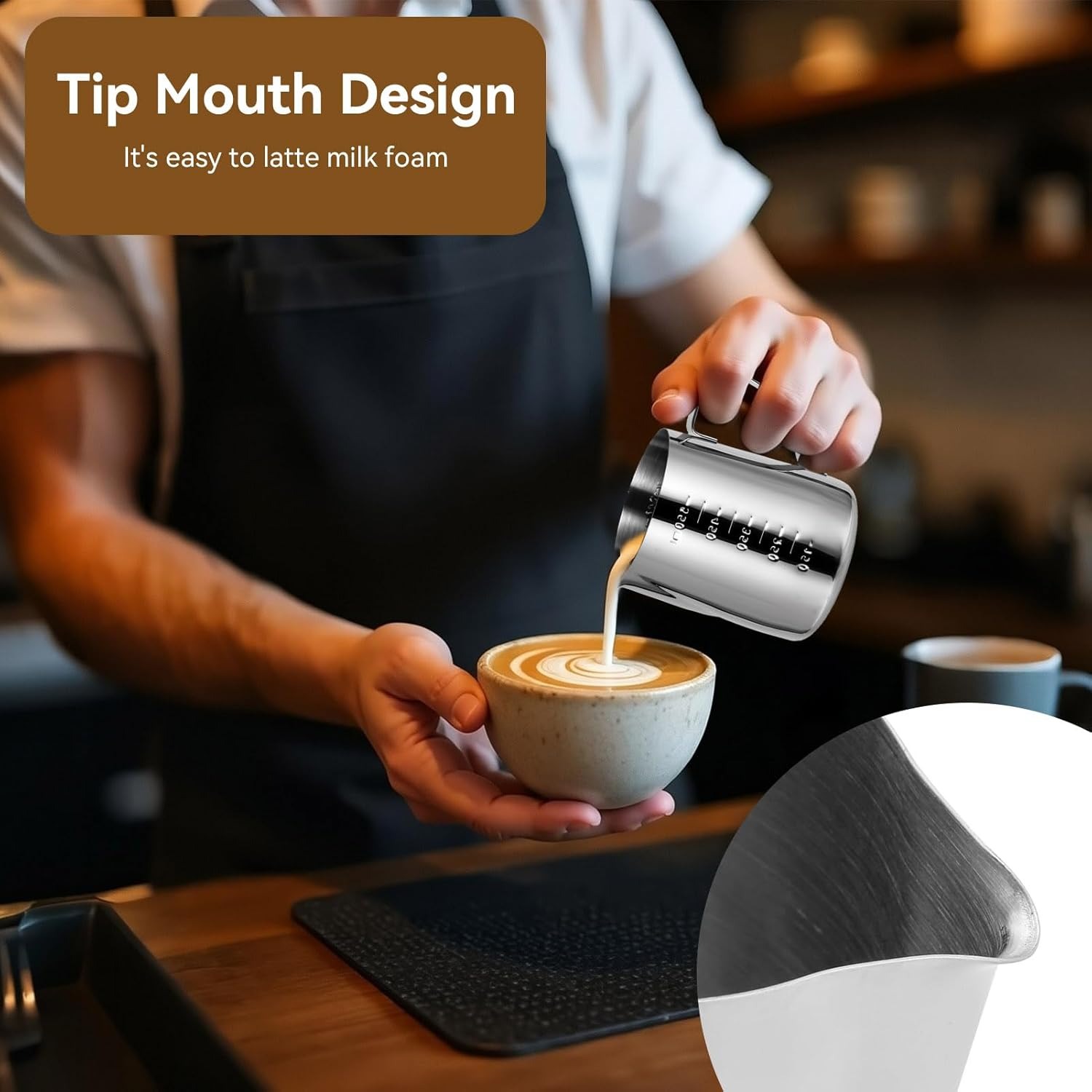 Melkopschuimer Espresso Melkop - Barista Milk Jug recensie en prijs