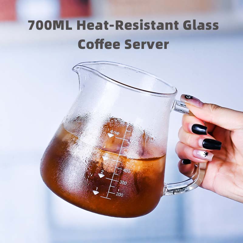 Nieuwe hoge borosilicaatglas v - Xbloom Coffee Tea recensie en prijs
