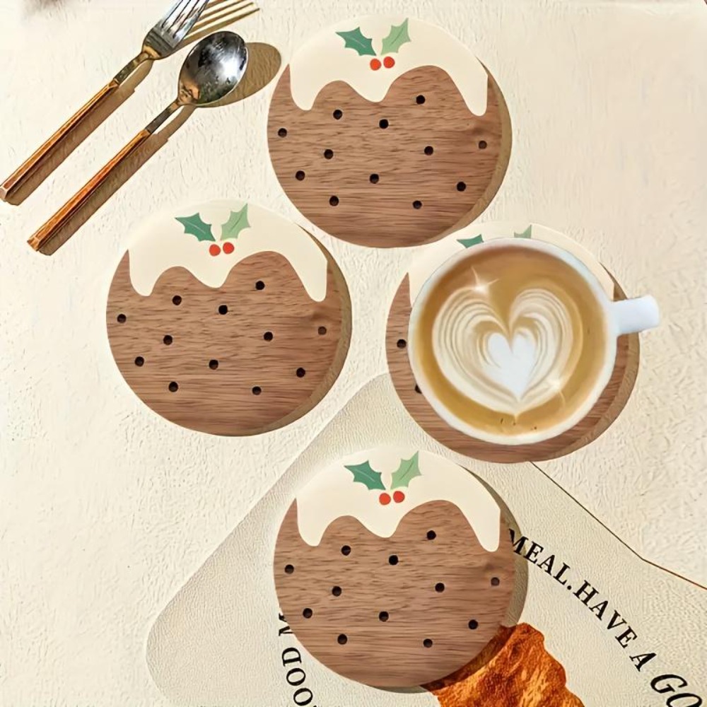 Houten Onderzetters Set Puddin - Coffee Tea And Sugar Set recensie en prijs