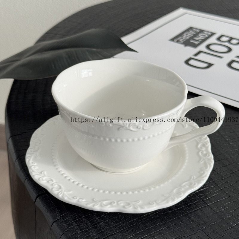 Franse lichte luxe reliëf bloe - Xbloom Coffee Tea recensie en prijs