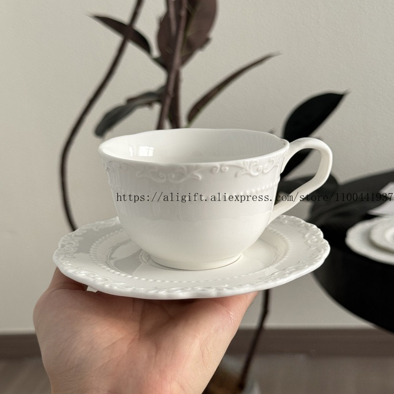 Franse lichte luxe reliëf bloe - Xbloom Coffee Tea recensie en prijs